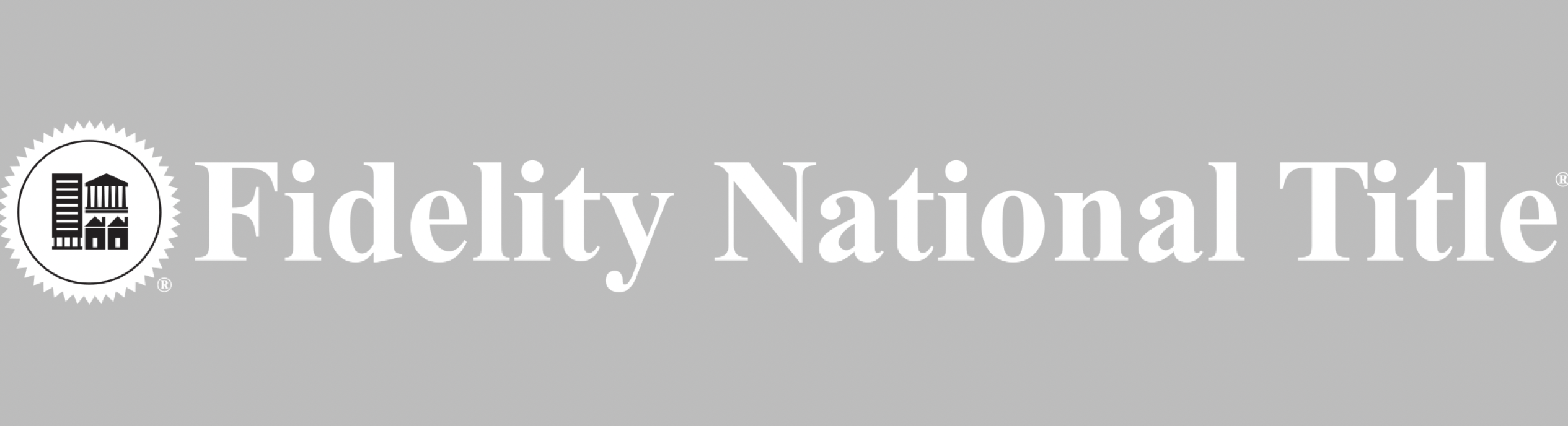 Fidelity National TItle Logo Grey Background